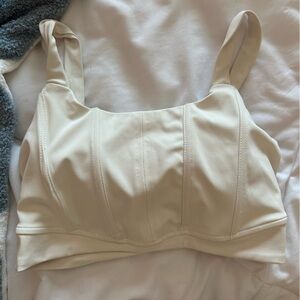 Athletic Corset Style Crop Top